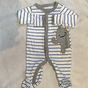 Newborn carters monster pjs